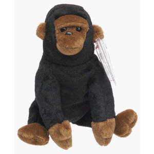 Ty Beanie Baby Congo the Gorilla 1996 RARE Original - 4160 P.V.C. Pellets
